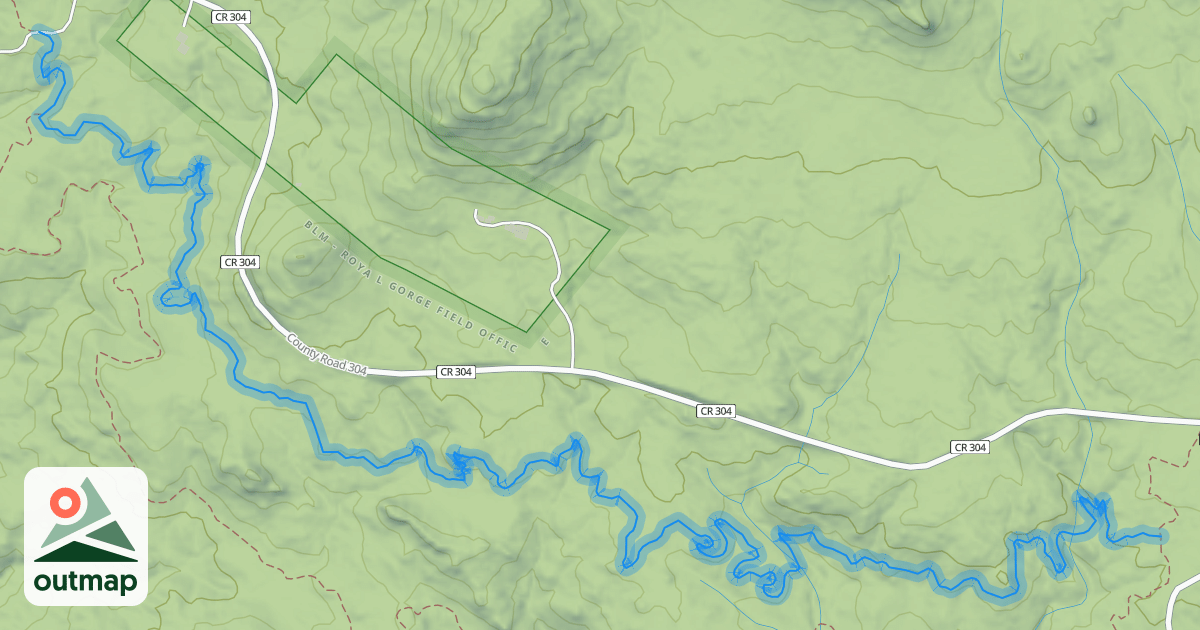 Map of Camp Elevation South