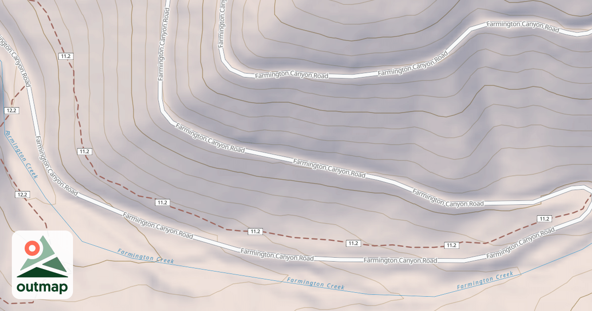 Map of Farmington Canyon Atv