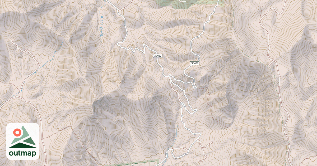Map of BIRCH CREEK