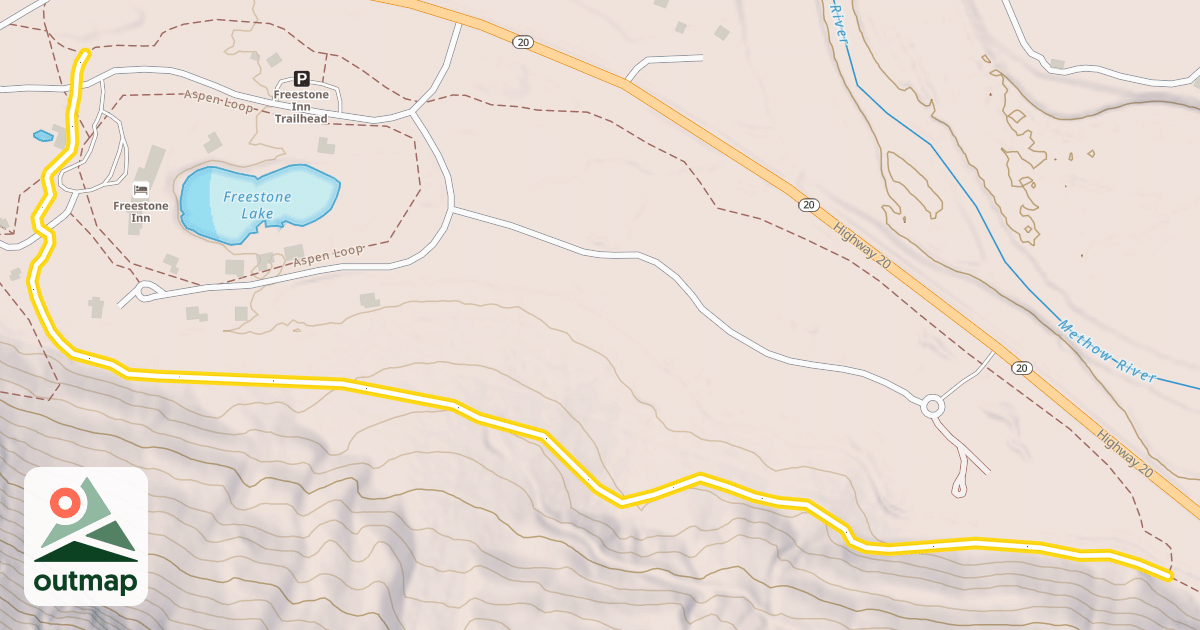 Map of Sandy Butte