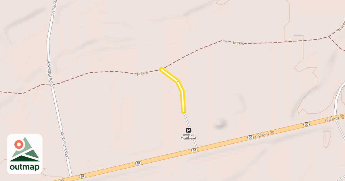 Map of Jack's
