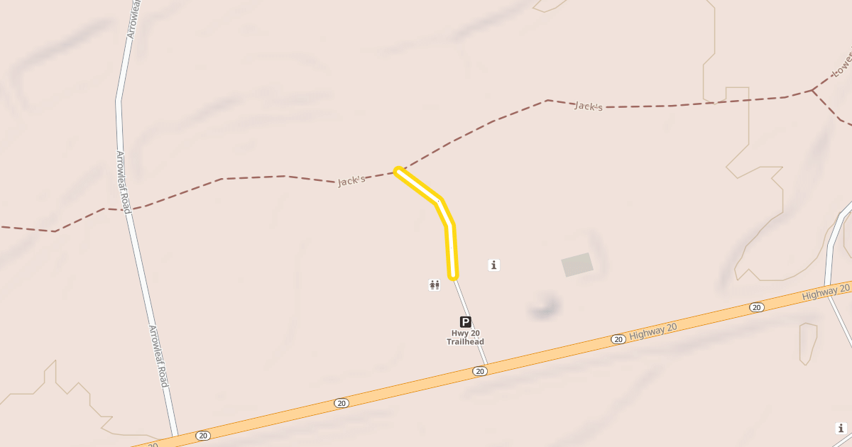 Map preview of Jack's