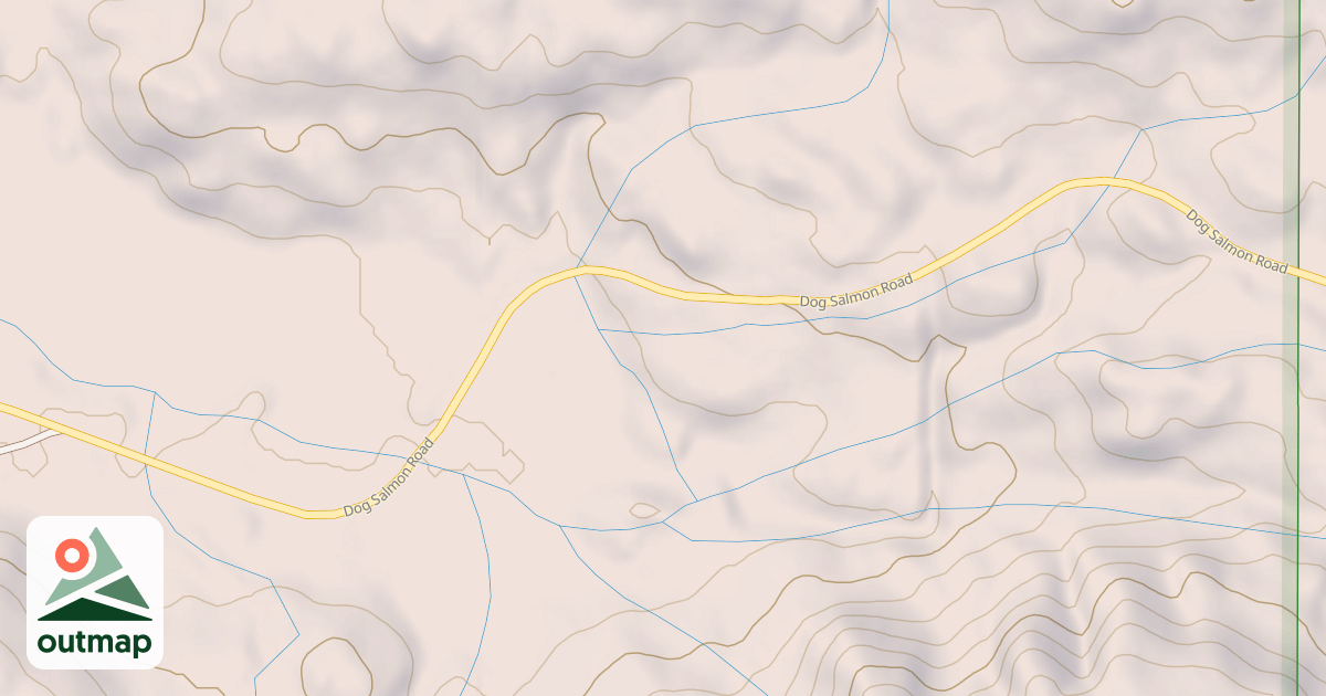 Map of DOG SALMON