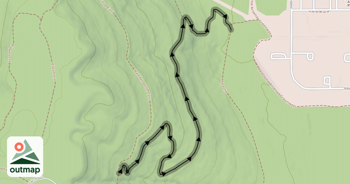 Map of Black Hawk