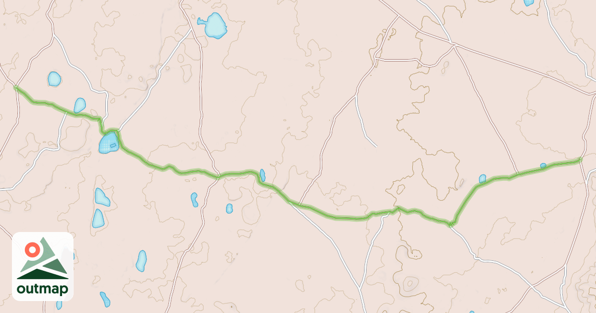 Map of Indian Service Rd. - BIA 4014