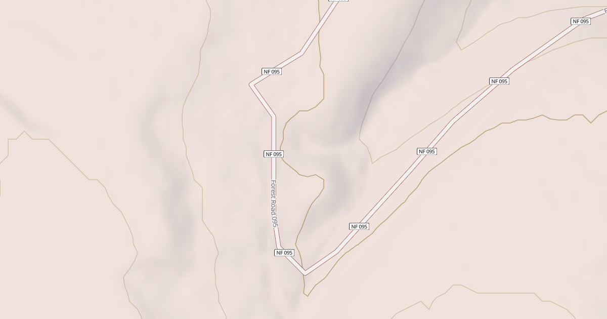 Map preview of USFS Motor Vehicle Use Map Roads {E714B119-8D71-4063-BF95-C6DE1C155292}
