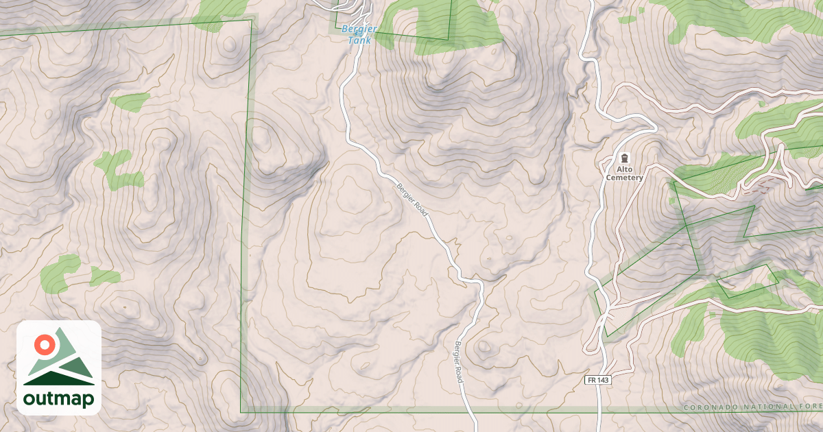 Map of BERGIER