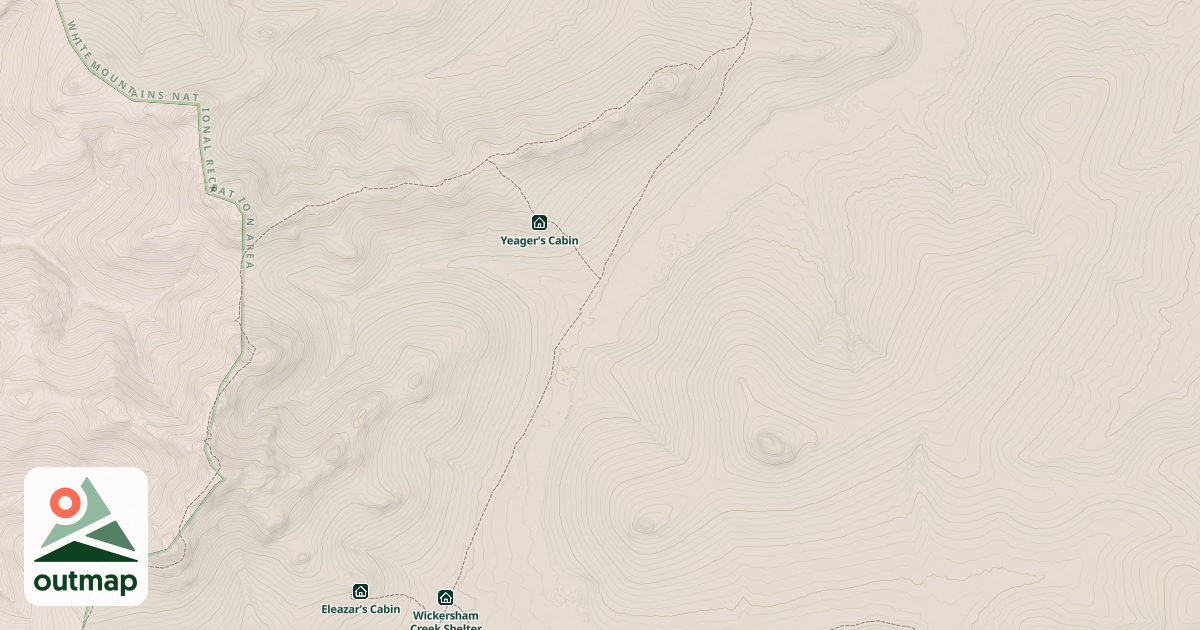 Map of Wickersham Creek Trail