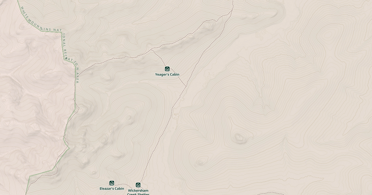 Map preview of Wickersham Creek Trail