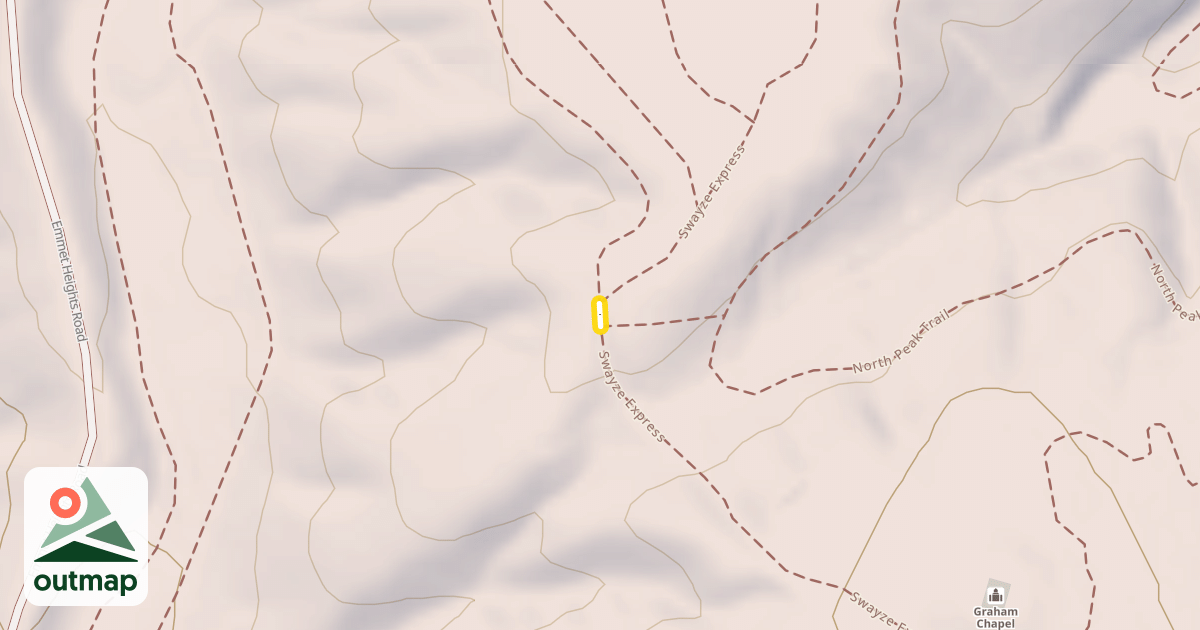 Map of Bob Ross Trail
