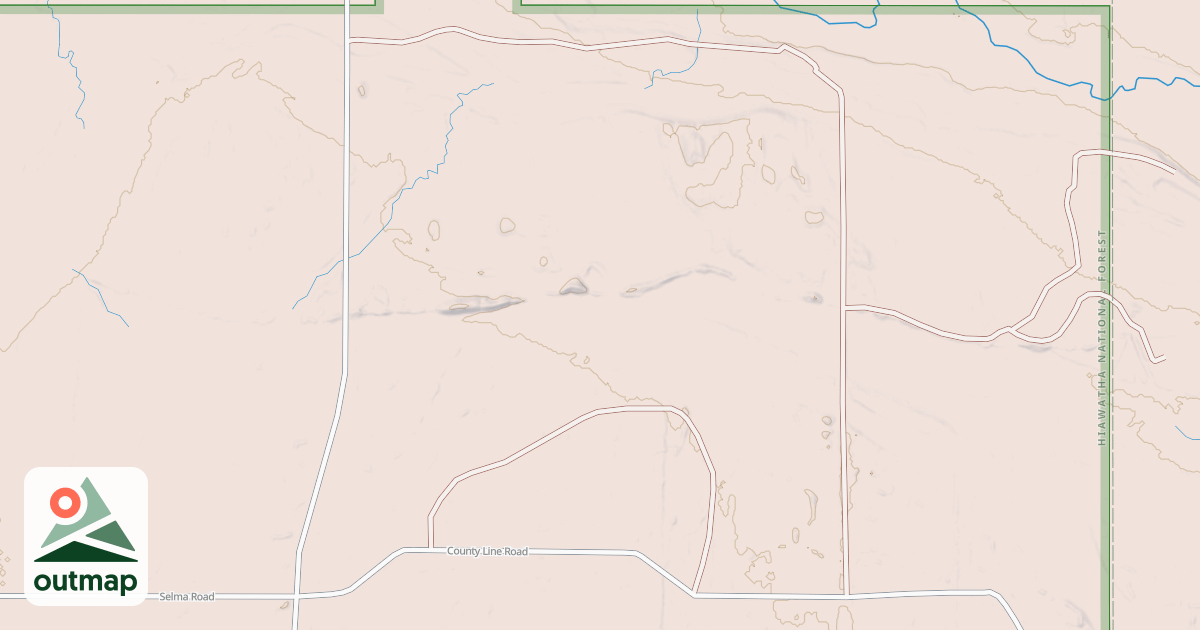 Map of LAUGHING FISH