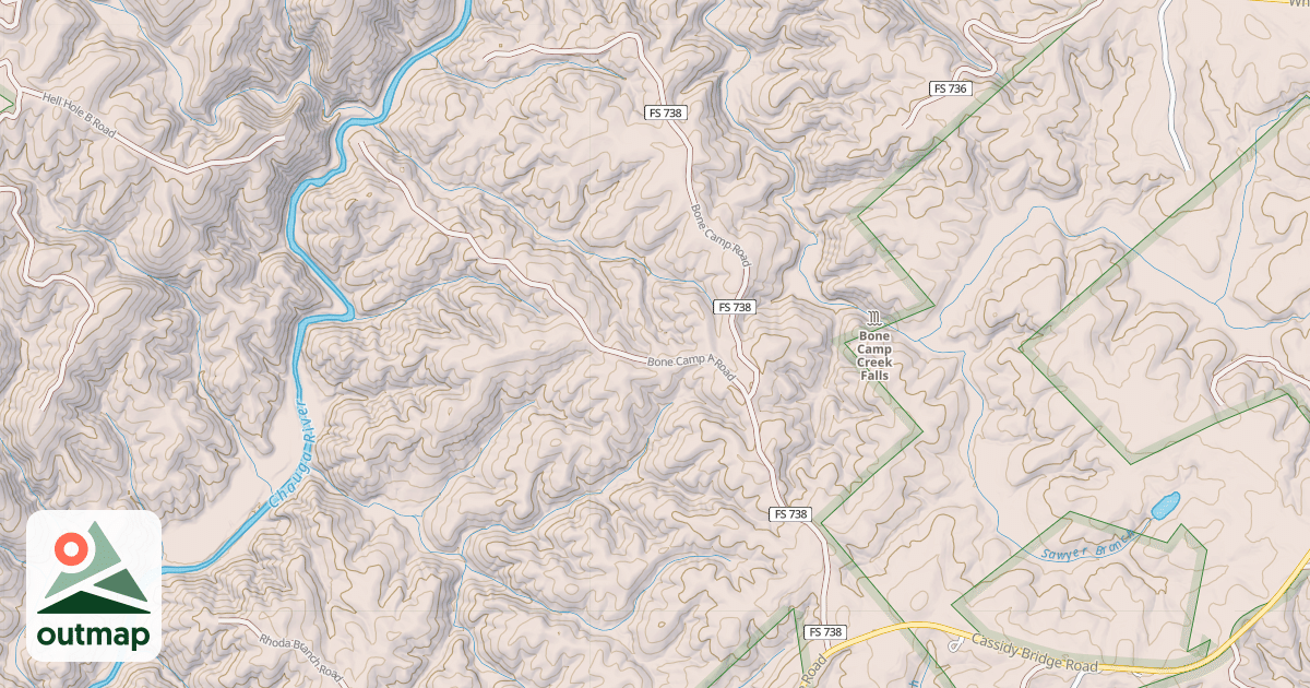 Map of BONE CAMP