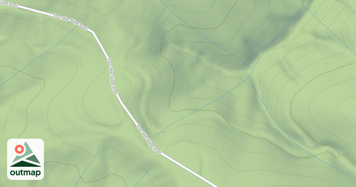 Map of FOUR MILE RIDGE SPUR C