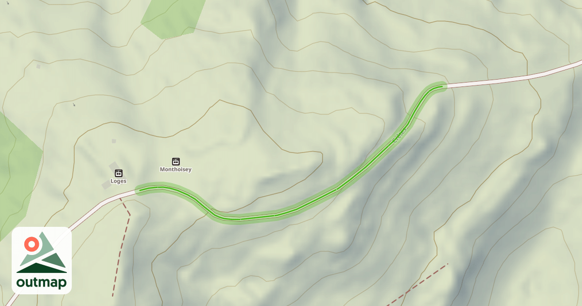 Map of Crêtes