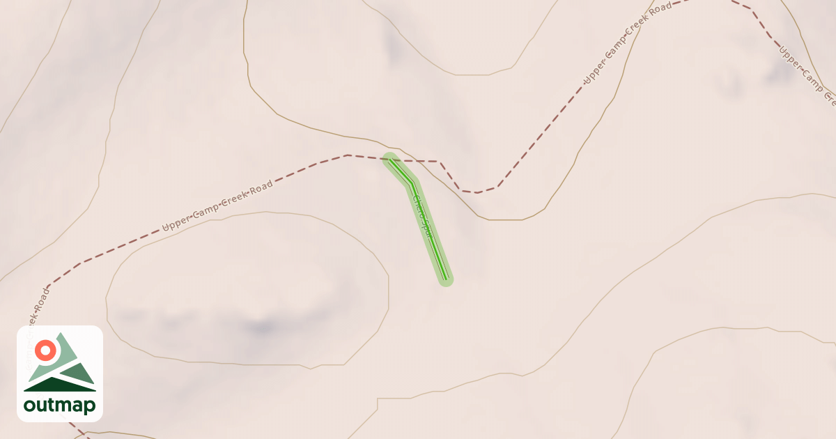 Map of Chero Spur