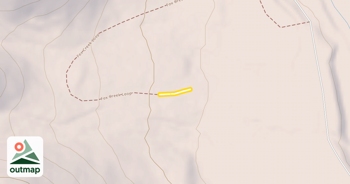 Map of Fox Creek Loop