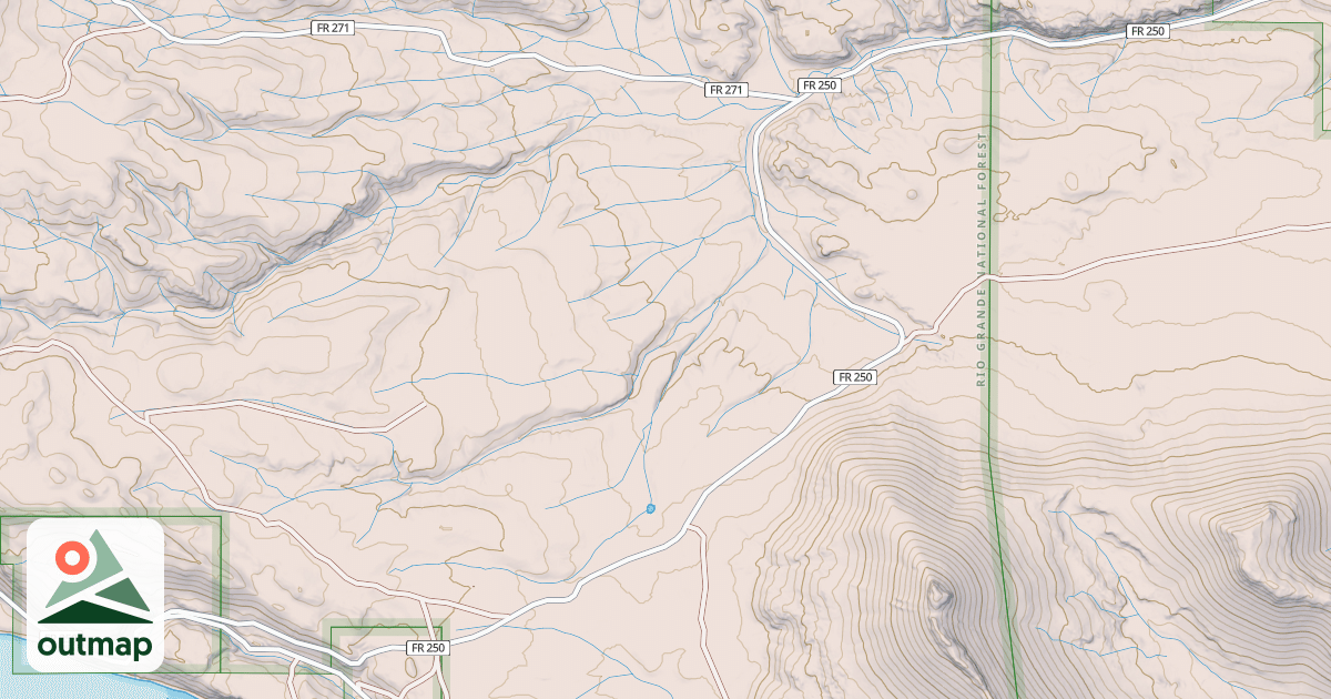 Map of ALAMOSA-CONEJOS