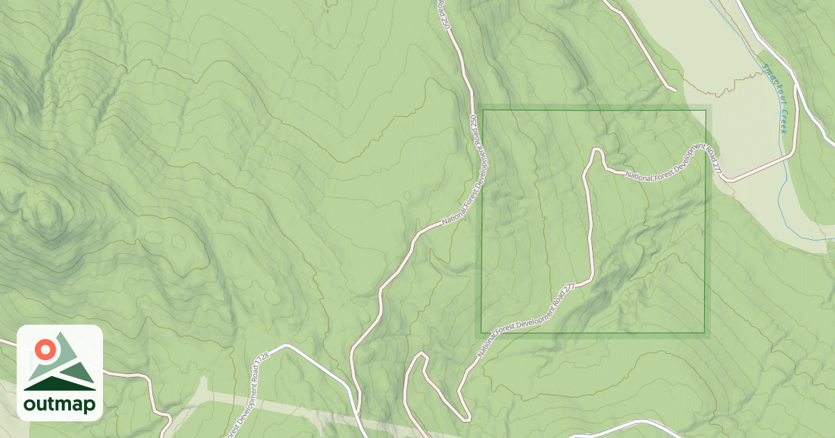 Map of USFS Motor Vehicle Use Map Roads {9DE3E784-2A27-48E8-A43D-E193AFDAB22E}