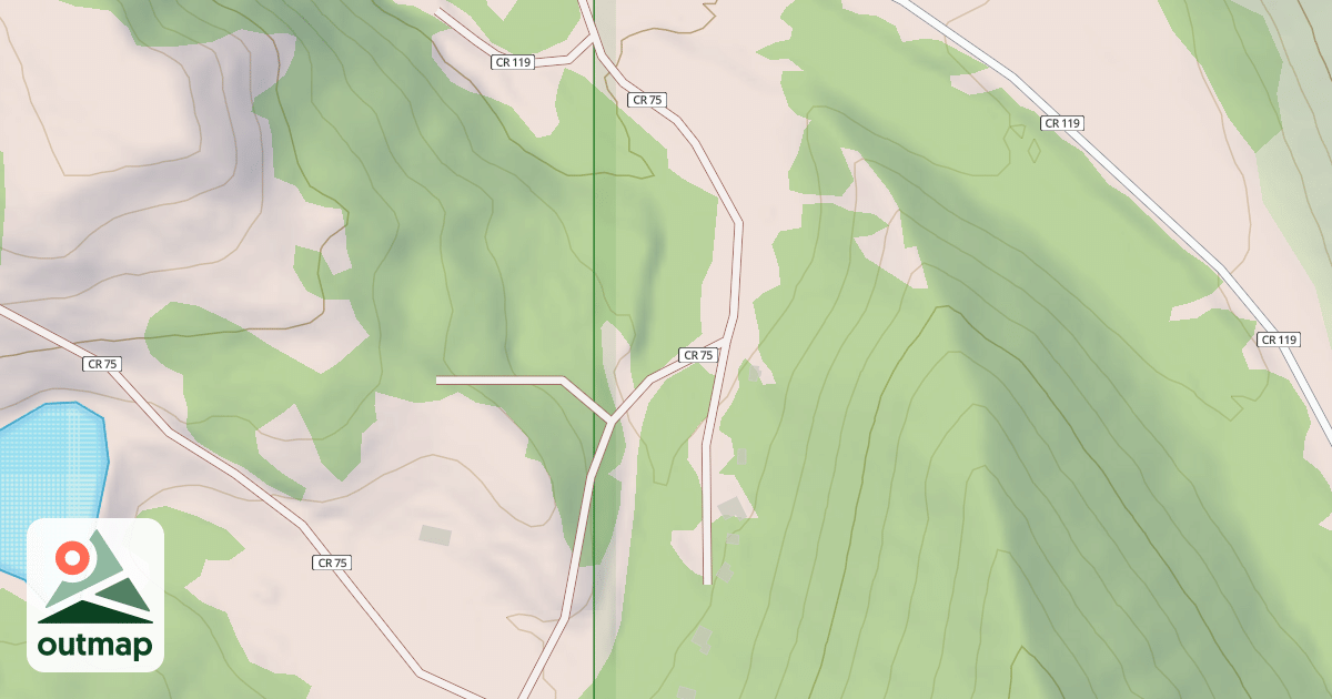 Map of PAPOOSE CREEK