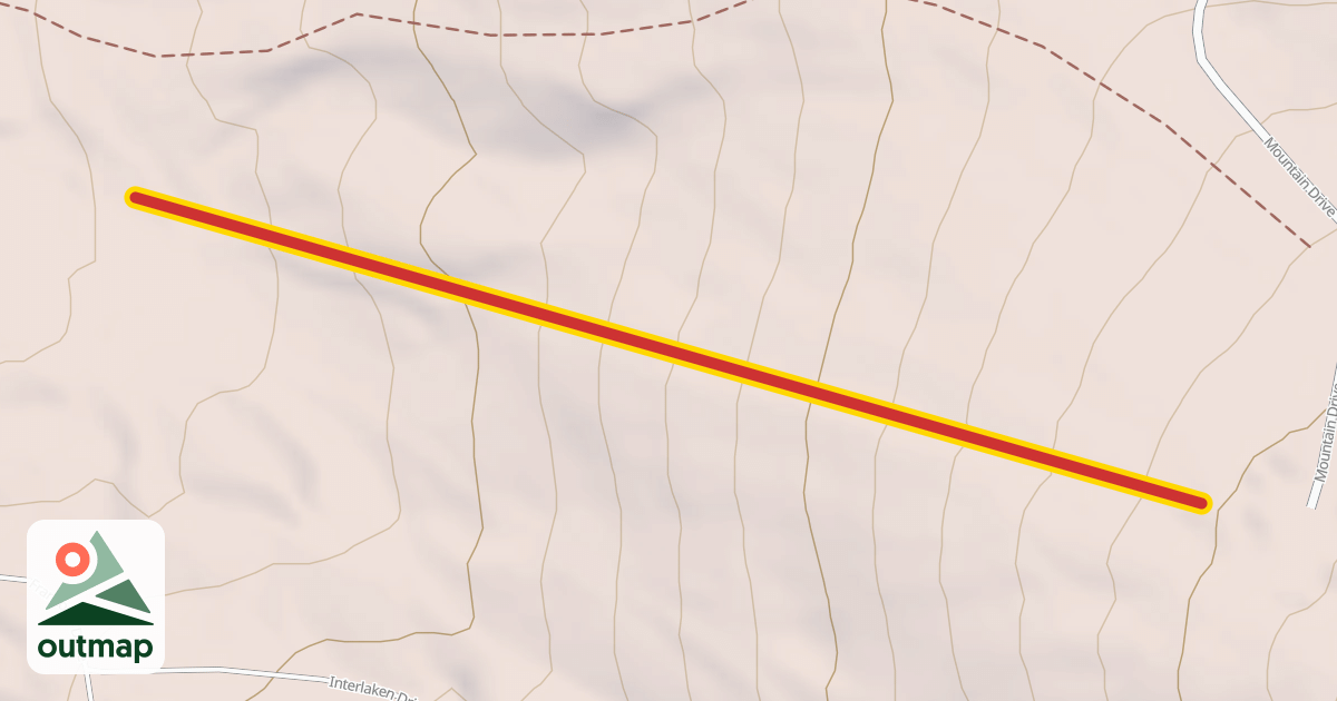 Map of T-bar