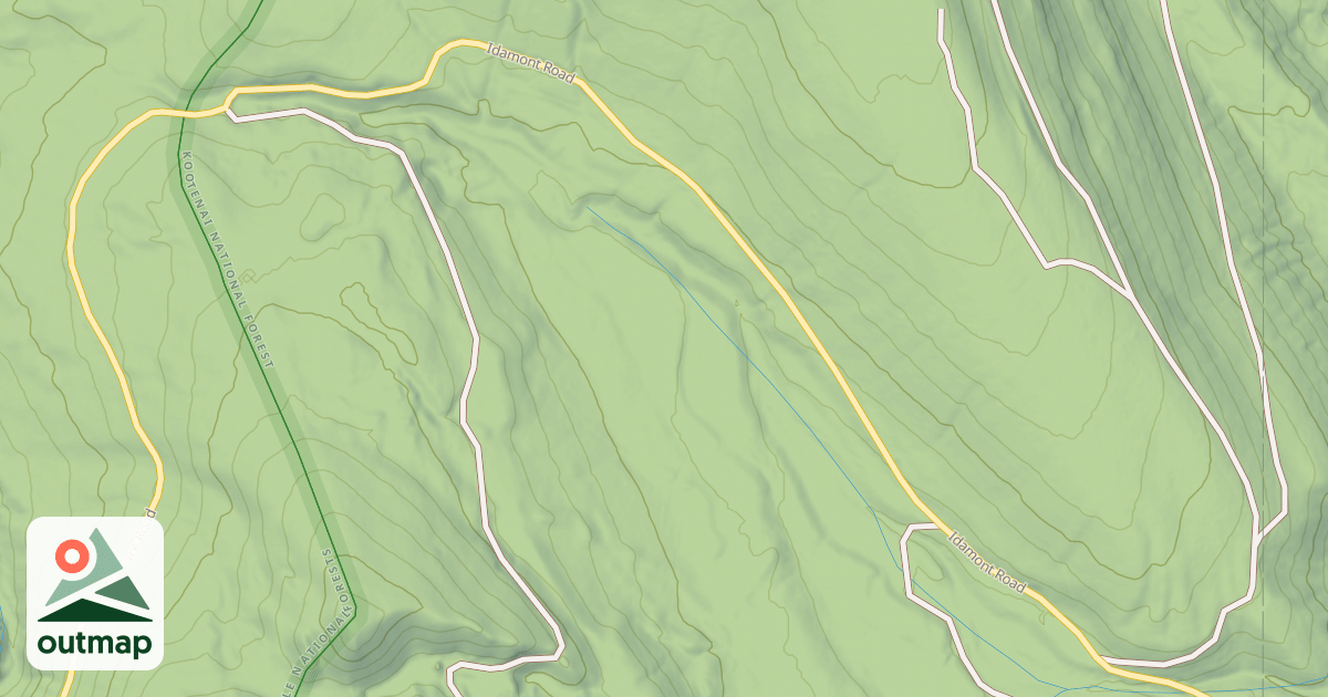 Map of IDAMONT