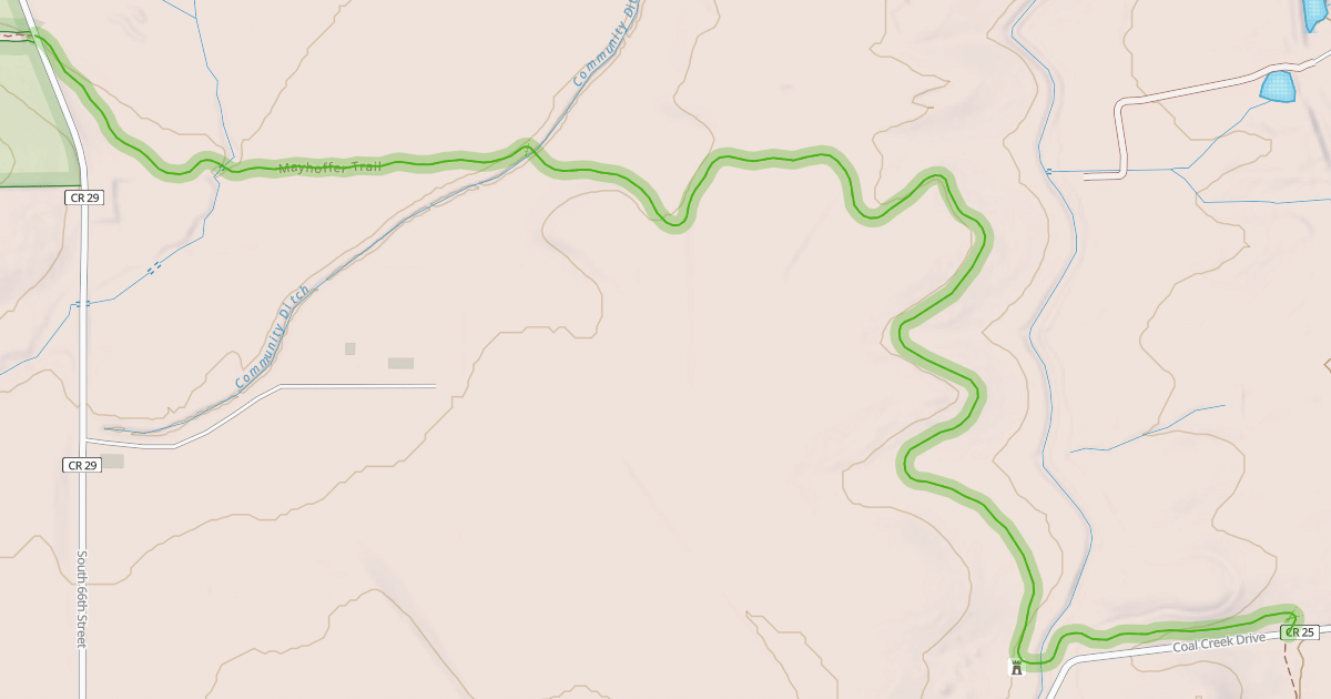 Map preview of Mayhoffer Trail