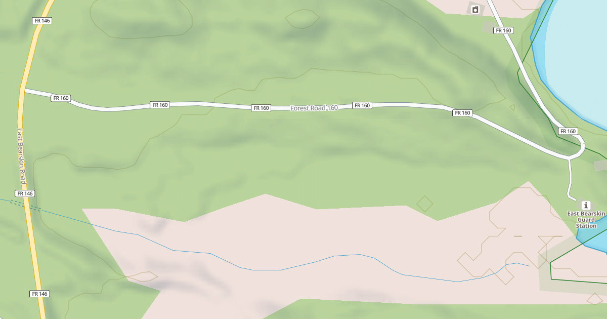 Map preview of EAST BEARSKIN GUARD STATION