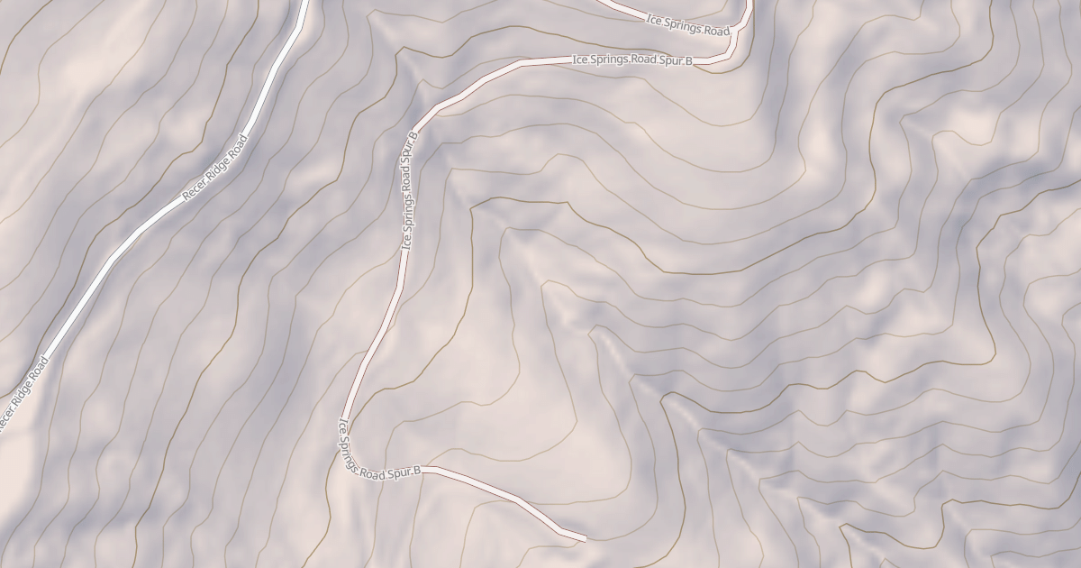 Map preview of ICE SPRINGS SPUR B
