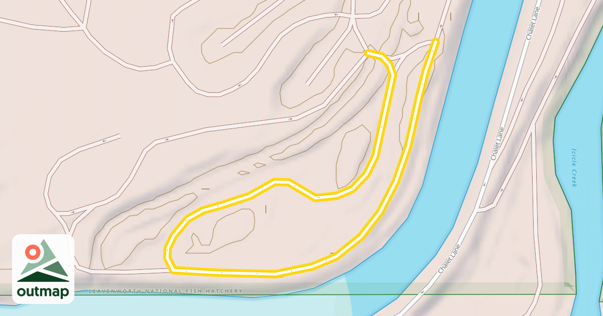 Map of Ned Kuch Loop