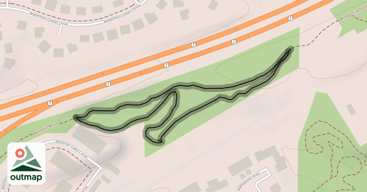 Map of Frisbee Loop