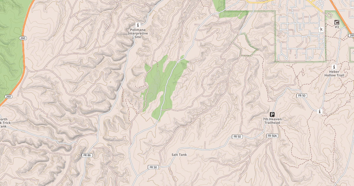 Map preview of USFS National Forest System Roads {7137E6BD-2015-4D13-B1B3-E3A0CA785FEC}