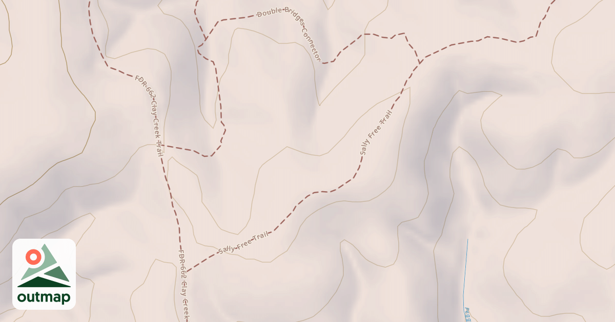 Map of Sally Free Trail
