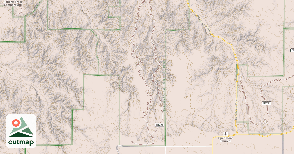 Map of USFS Motor Vehicle Use Map Trails 481108010602