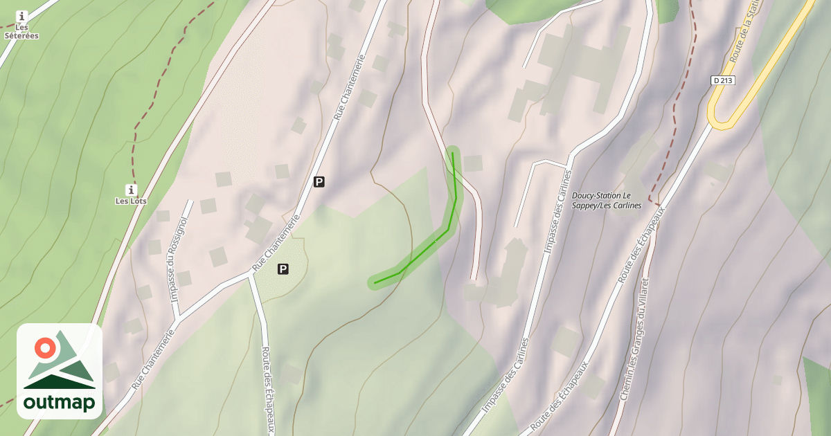 Map of Club Piou Piou