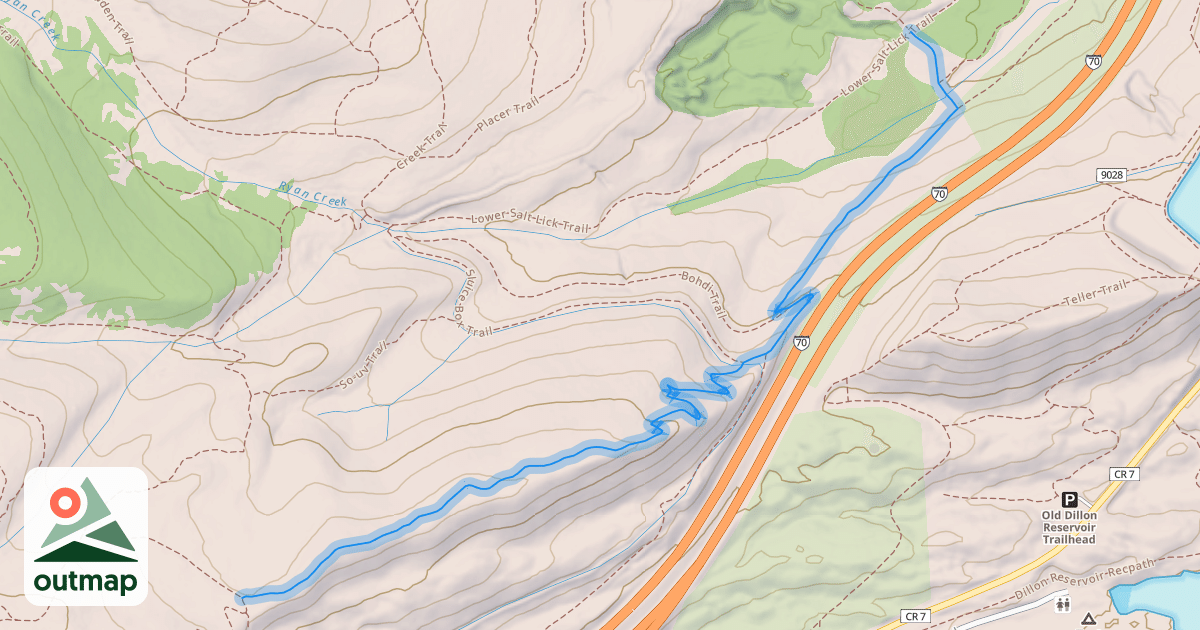 Map of Sunrise Trail
