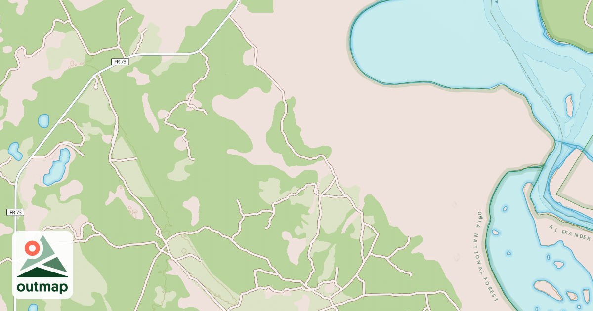 Map of USFS Motor Vehicle Use Map Roads {3B9DDA8E-6EFA-4BAA-AE46-0BFA69511886}