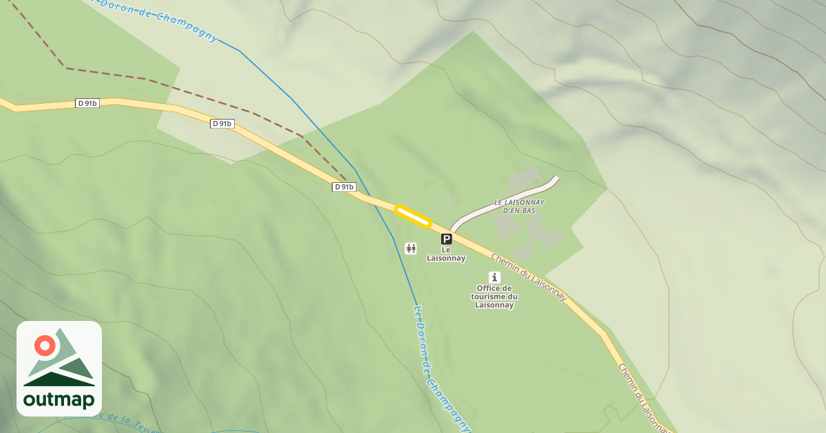 Map of Chemin du Laisonnay