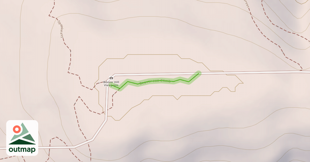Map of Beaver Hill Climb