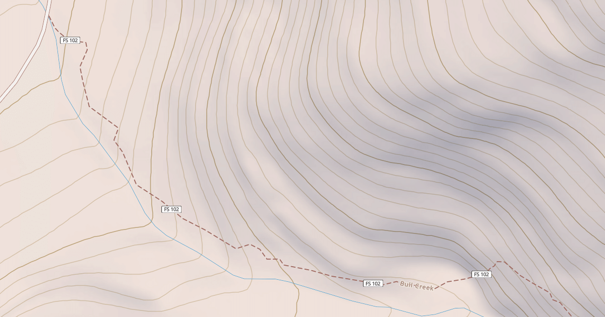 Map preview of Bull Creek