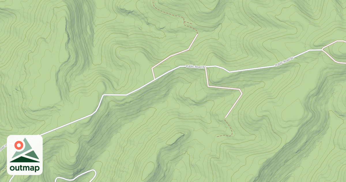 Map of RED OAK