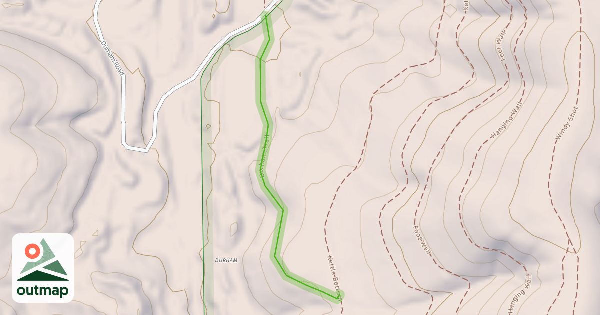 Map of Durham Trail