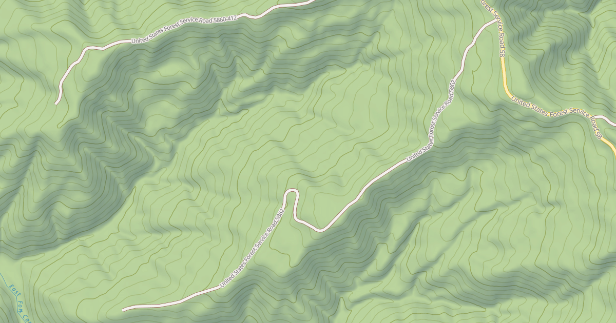 Map preview of USFS Motor Vehicle Use Map Roads {F68BFB79-94B4-40EA-B49E-DE21C87EADF1}