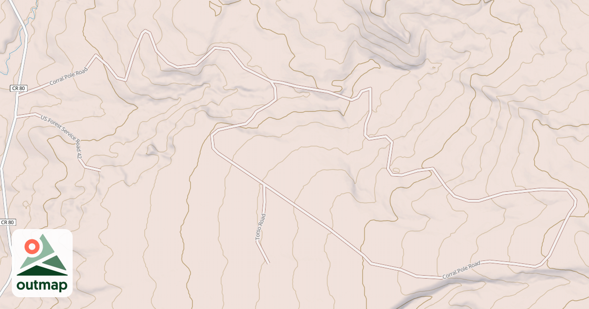 Map of CORRAL POLE