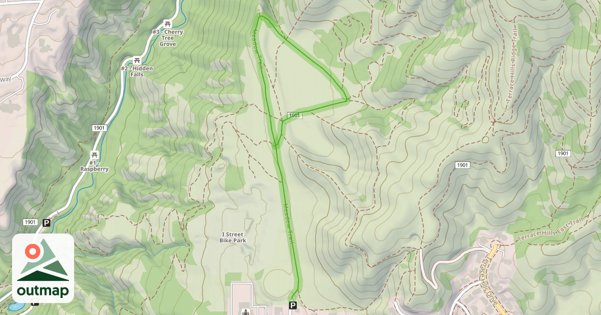 Map of Meadow Trail