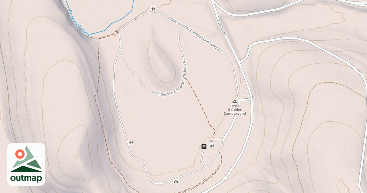 Map of LITTLE BOULDER CAMPGRD