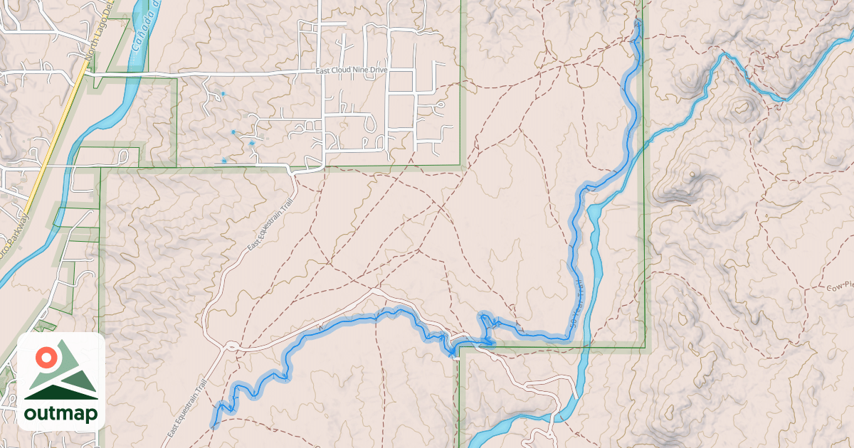 Map of 50 Year Trail