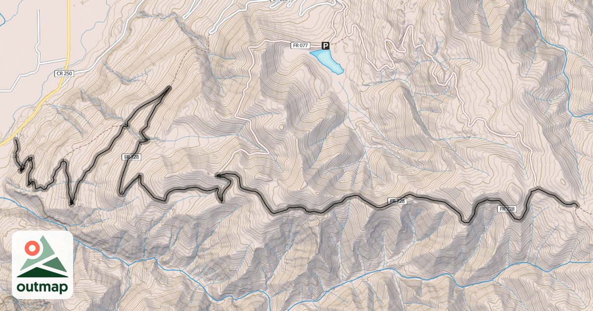 Map of Stevens Creek Trail