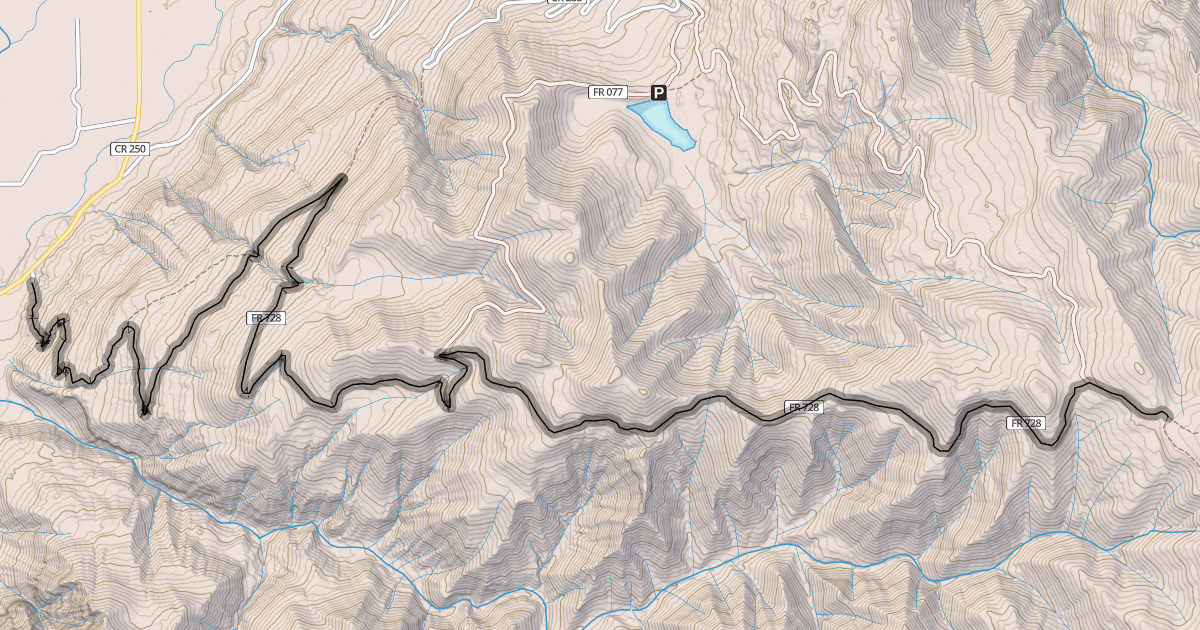 Map preview of Stevens Creek Trail