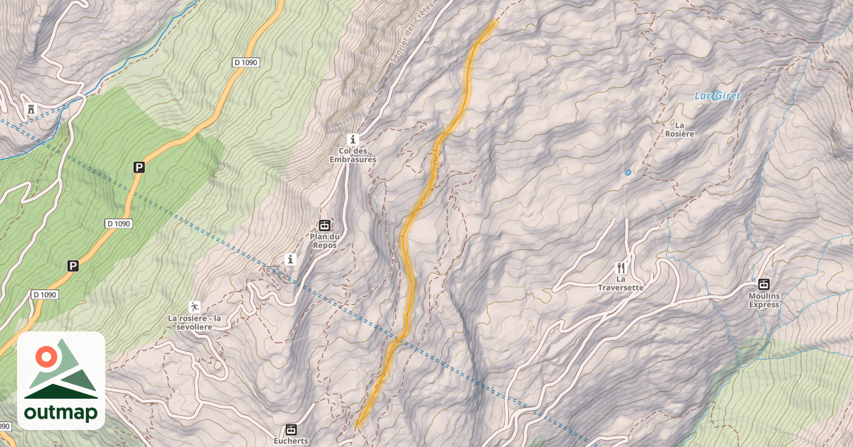 Map of Choucas
