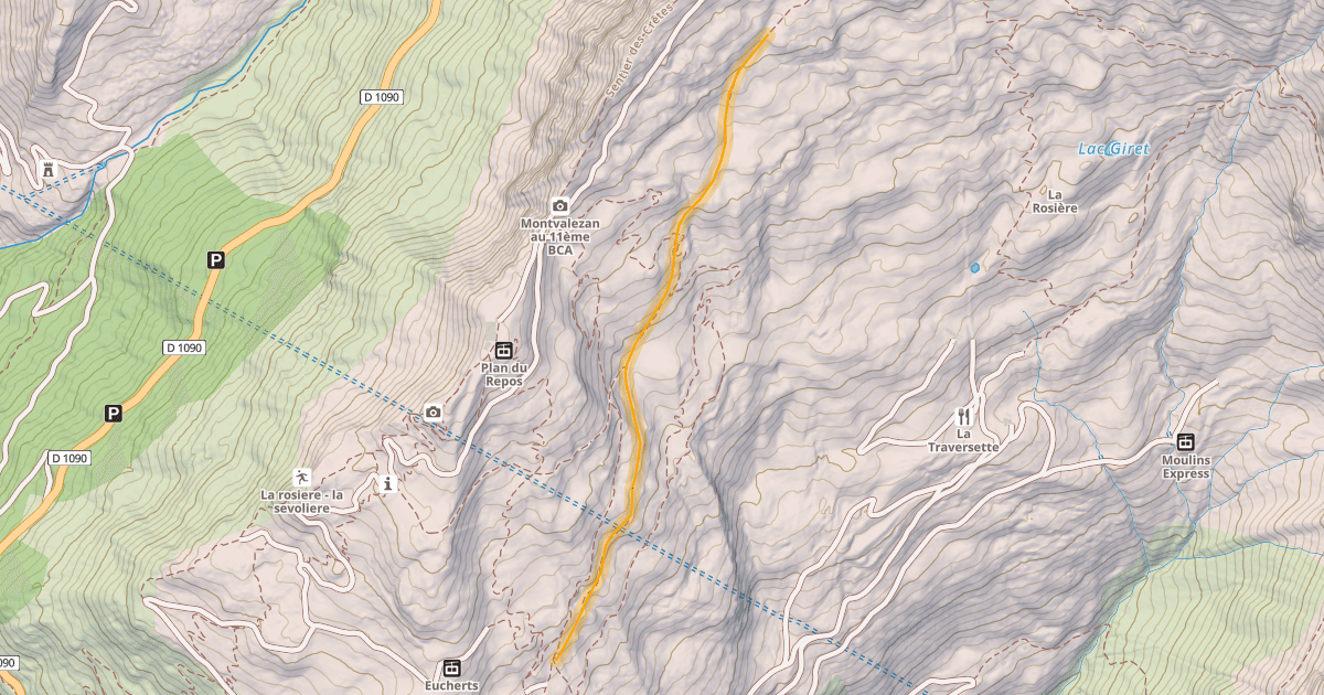 Map preview of Choucas